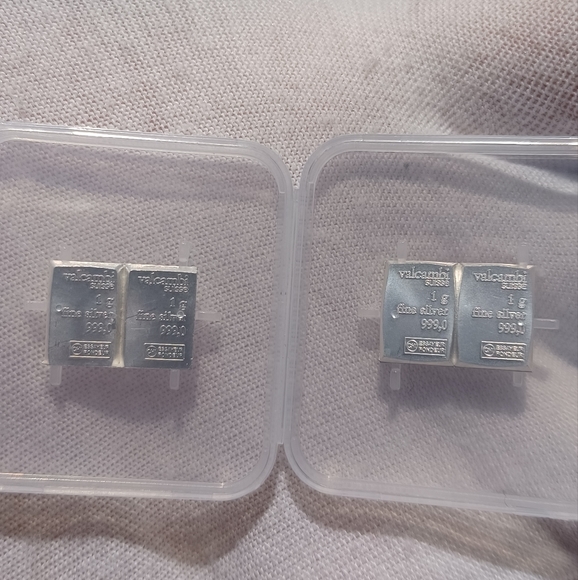 🌟 4g Valcambi Sussie Bars in Case 1g .999 silver bars investment grade silver - Picture 2 of 6
